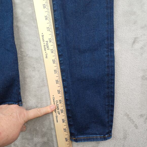 Abercrombie & Fitch Jeans Women's W26/2 Blue Simone High Rise Super Skinny Dark - Picture 10 of 11